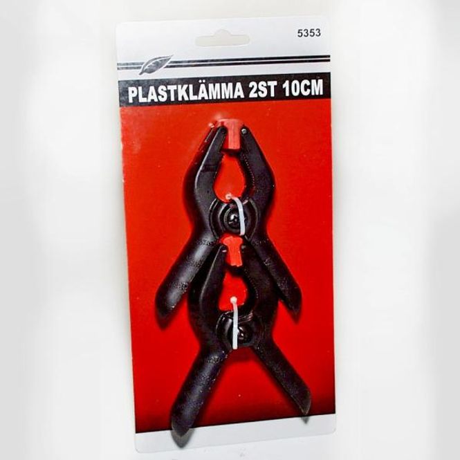 Hovedbilde Plastklemme / Limklemme 2 pk 10 cm
