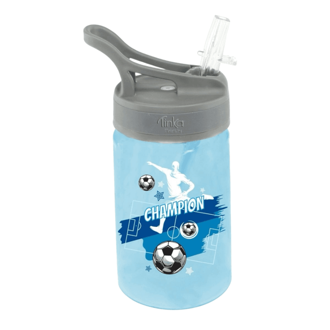 Hovedbilde Drikkeflaske 350ml Tinka fotball grå