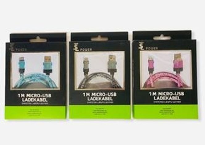 Hovedbilde Ladekabel 1 meter Micro USB