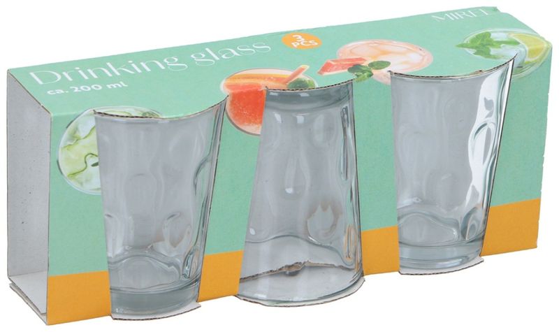 Drikkeglass 200ml 3-pakning