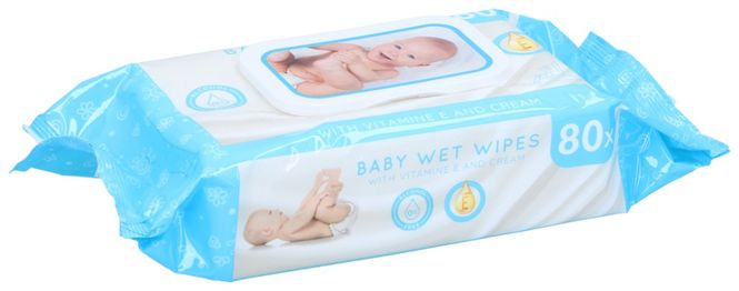 Hovedbilde Baby Våtservietter 80 stk | Med Vitamin E