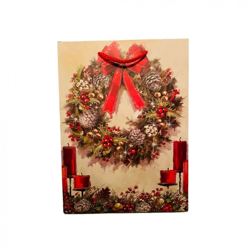 Gavepose jul med glittereffekt