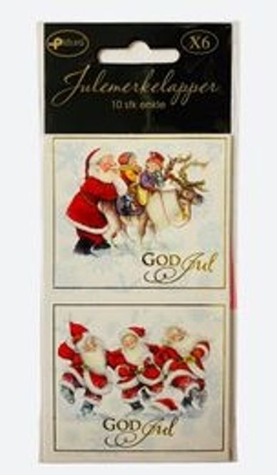 Hovedbilde Julemerkelapper 10 pk