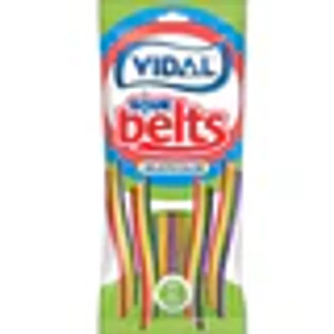 Hovedbilde Vidal Sure Regnbuefargede Belter 90g