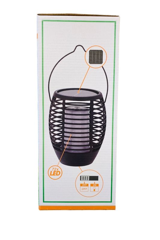 Solarlampe 3 i 1 med flammeeffekt stor