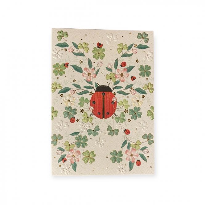 Hovedbilde Gratulasjonskort dobbelt med konvolutt Blomster ...