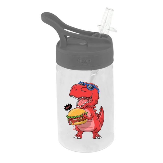 Hovedbilde Drikkeflaske 350ml Tinka dino m/hamburger