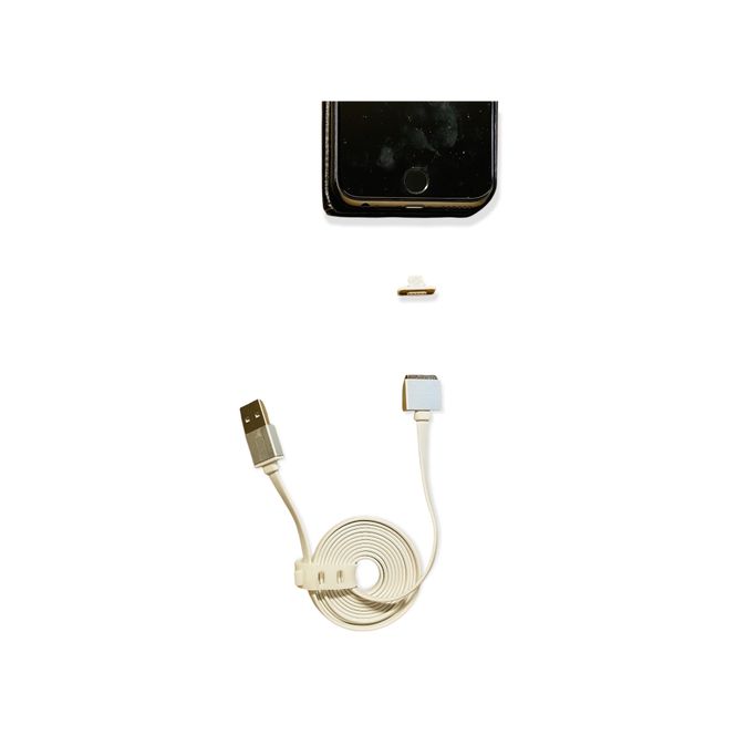 Hovedbilde Ladekabel, Magnetisk USB iPhone/iPad. 1,2 M ...