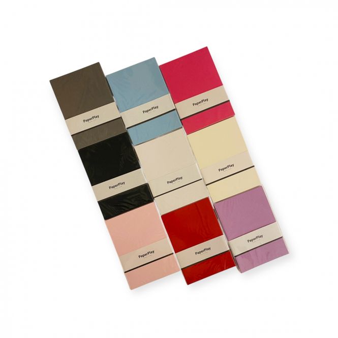 Hovedbilde Dobbelt kort A-6 Ensfarget 5 pk. Design dine egne ...
