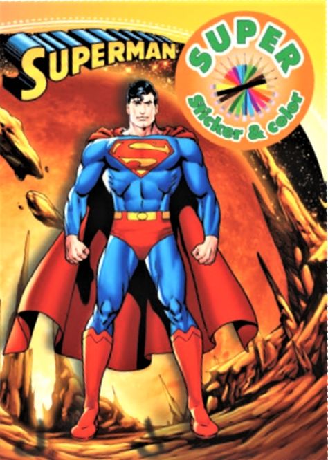 Hovedbilde Malebok Supermann 16 sider