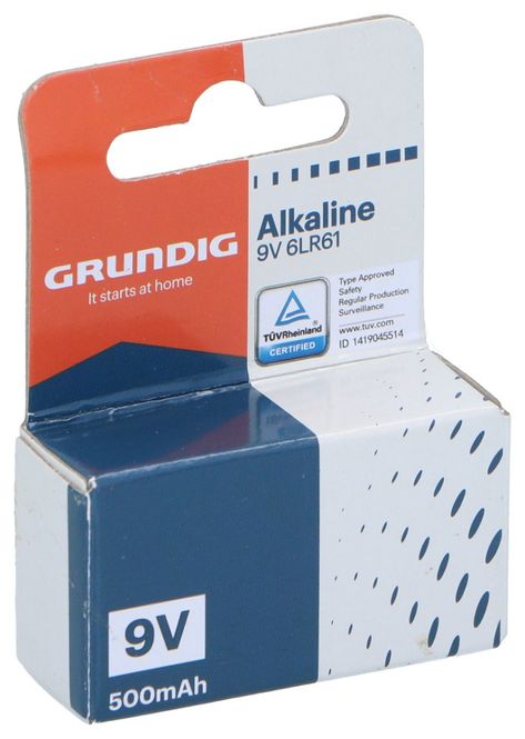 Hovedbilde Batteri 9V alkalisk Grundig