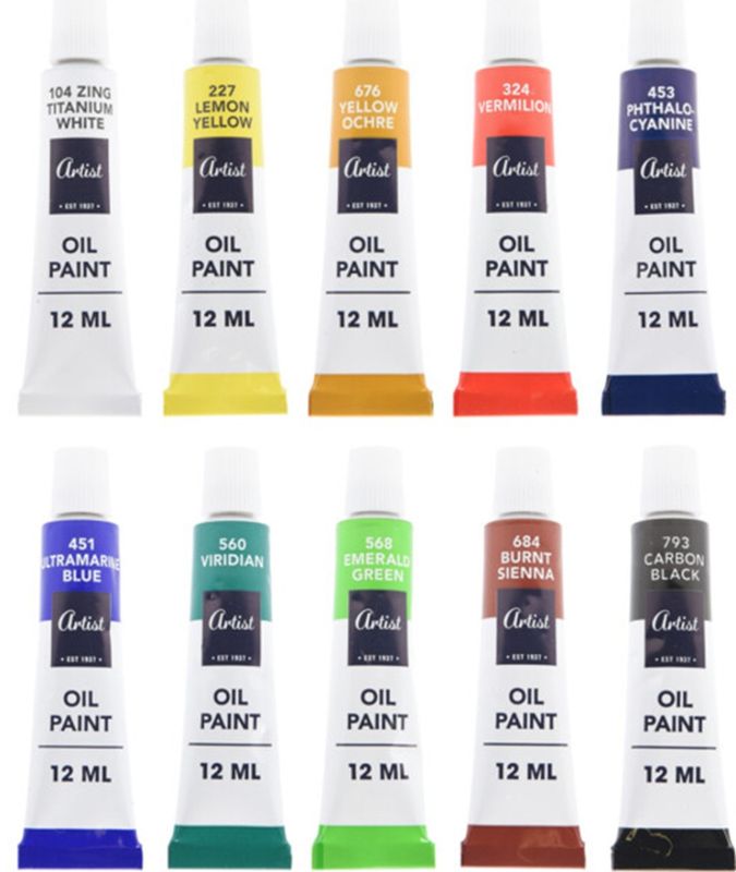 Oljemaling 10pk.