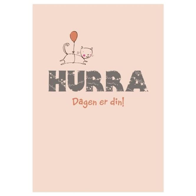 Hovedbilde Gratulasjonskort 25 pk. Hurra