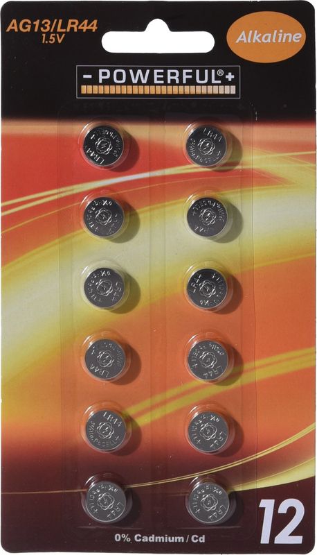 Knappebatterier AG13/LR44