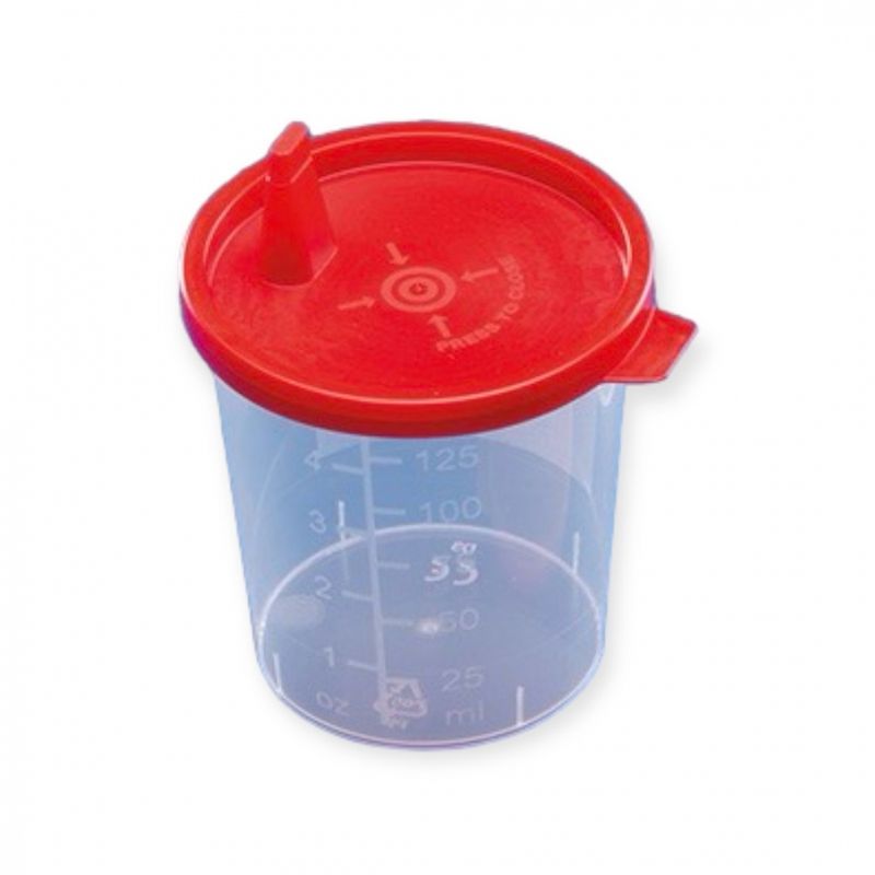 Uringlass 125 ml. 10 pk