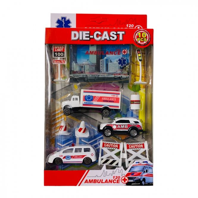 Hovedbilde Action-sett Ambulanse 10 deler