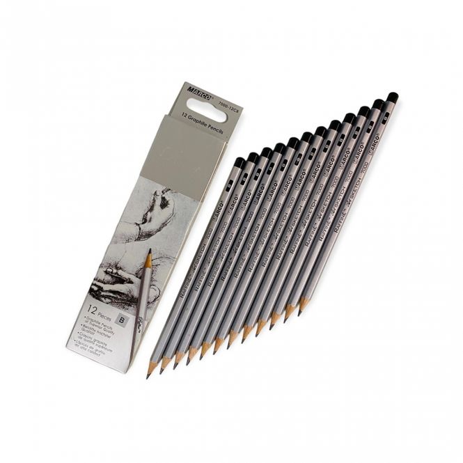 Hovedbilde Skisseblyanter 12 pk.