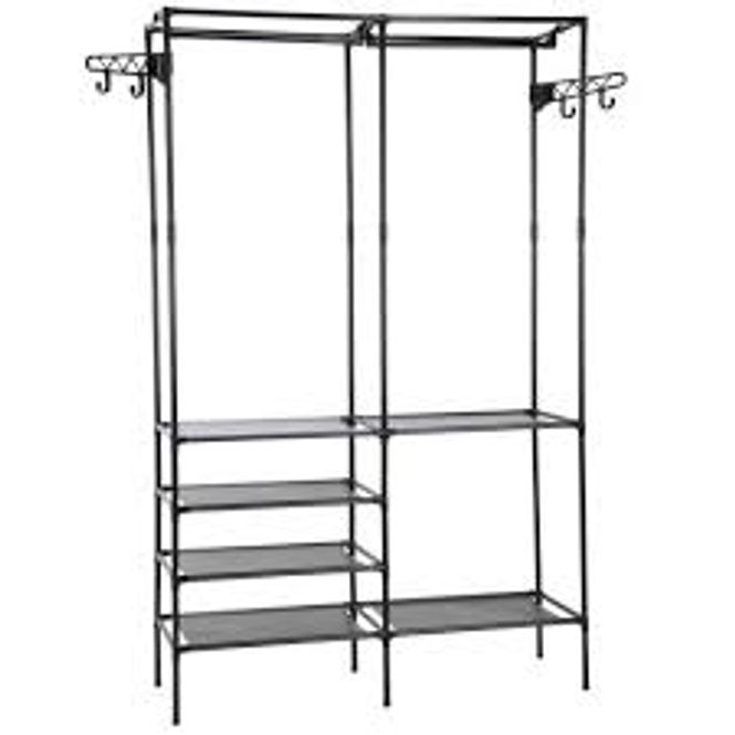 Hovedbilde Klesstativ 108x36x170cm metall