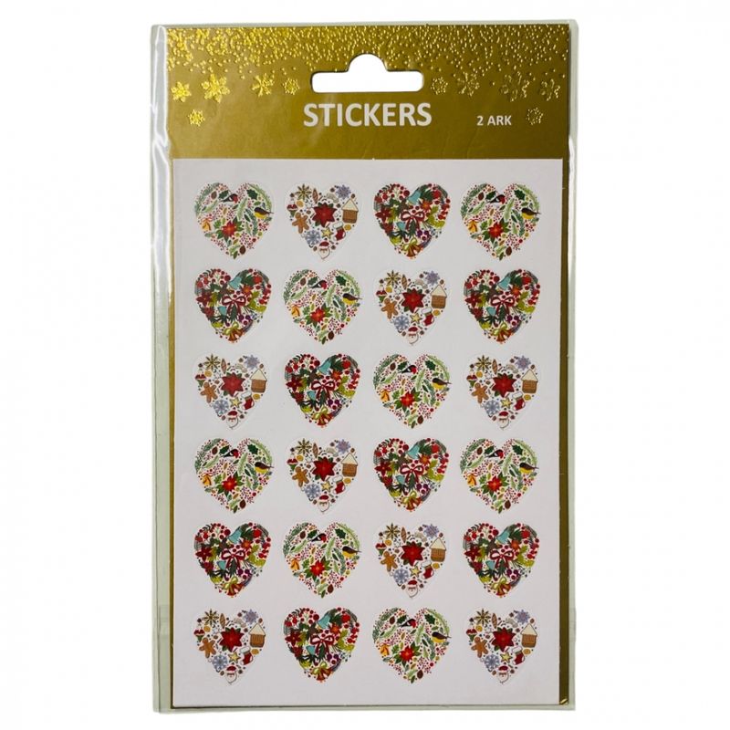 Julestickers Hjerter