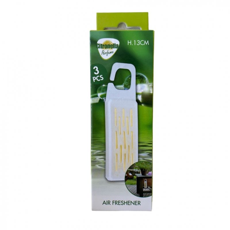 Insektsjager/airfreshener 3 pk. med sitronella
