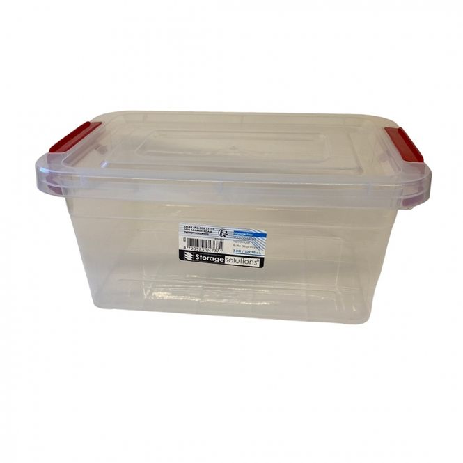 Hovedbilde Plastboks med lokk, transparent 1 Liter