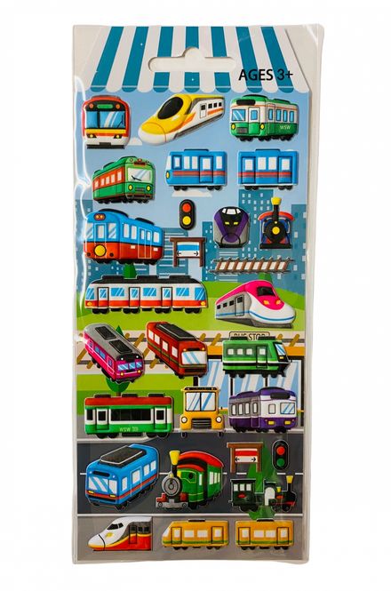 Hovedbilde Stickers 3D tog